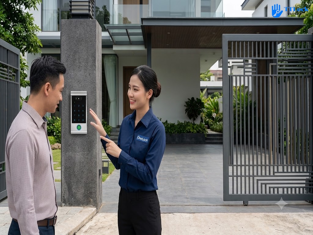 Don vi lap dat khoa thong minh cho cua cong tu dong