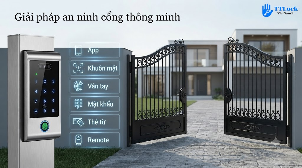 Khoa nhan dien khuon mat cho cong tu dong TTTock GVF6-Detal 1