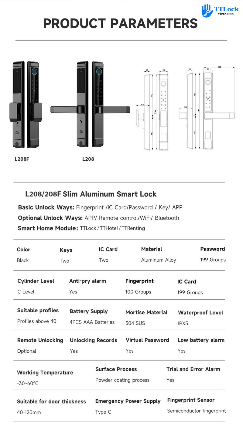 TTLock L208F-Detail 4